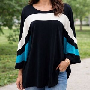 Variations Tunic Top~Bell Sleeves~ Large